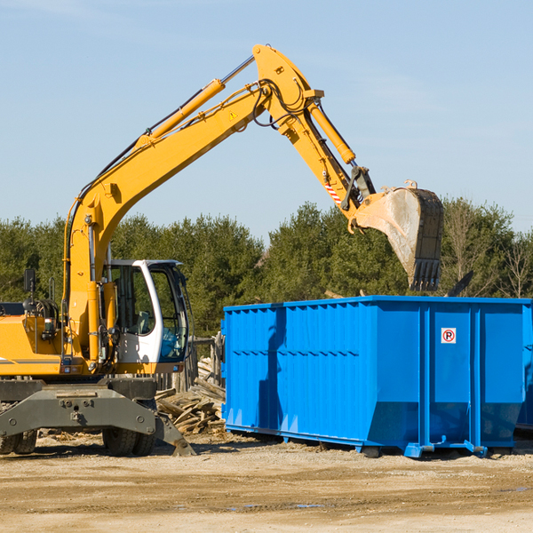 what size residential dumpster rentals are available in Diboll